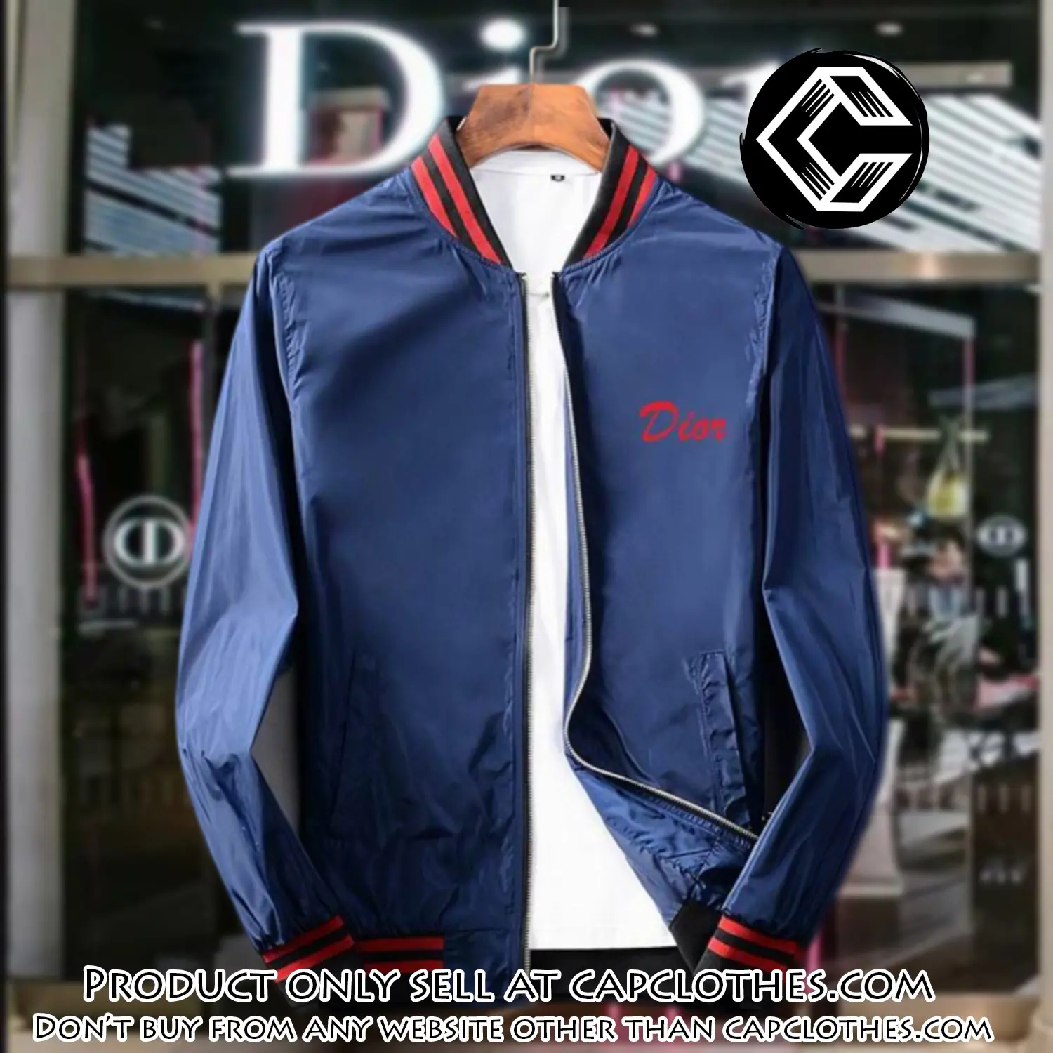 Dior luxury brand varsity zipper jacket vst1038 cc1518953